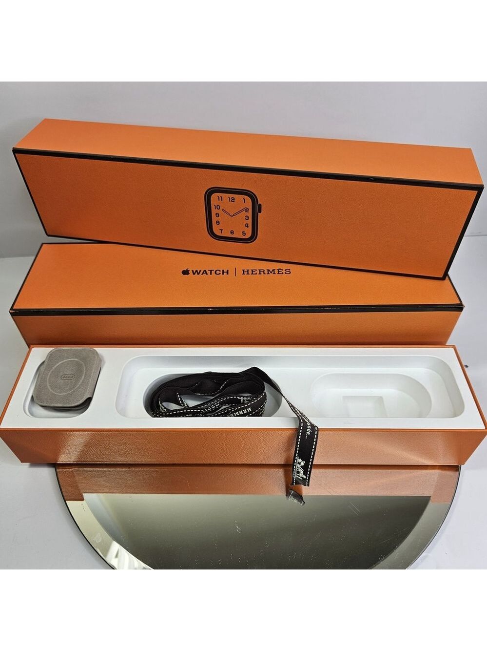 Apple Hermes Boxes For Watch And Outer Box - Collector Box Only. No Band Box.